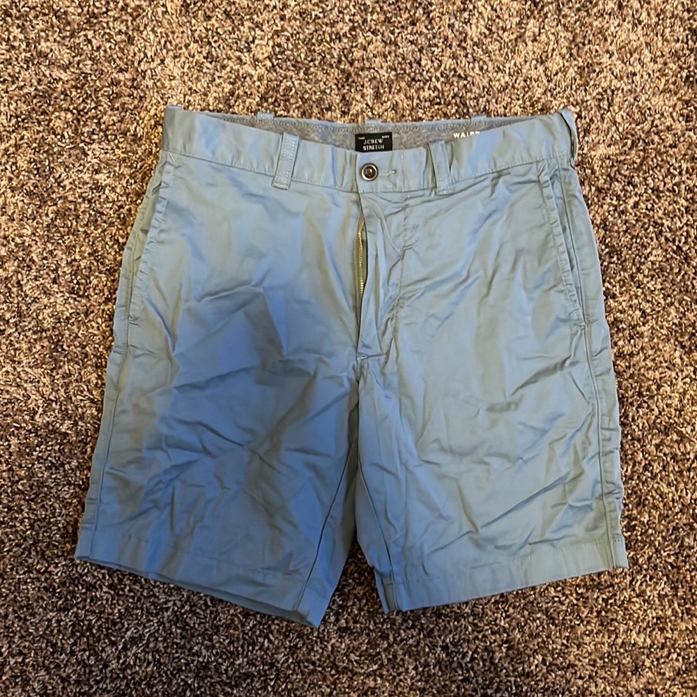 J. Crew Blue Khaki Shorts